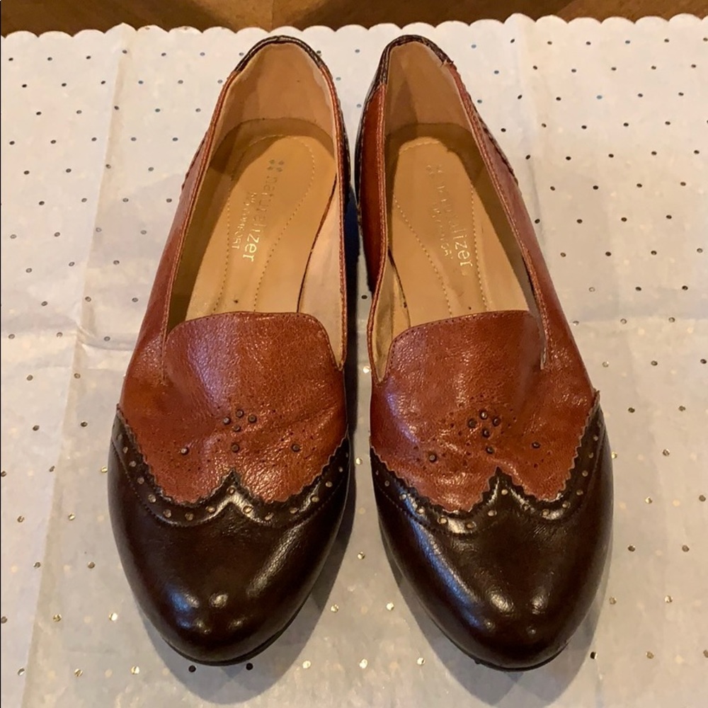 Brown Leather Naturalizer N5 Comfort Flats